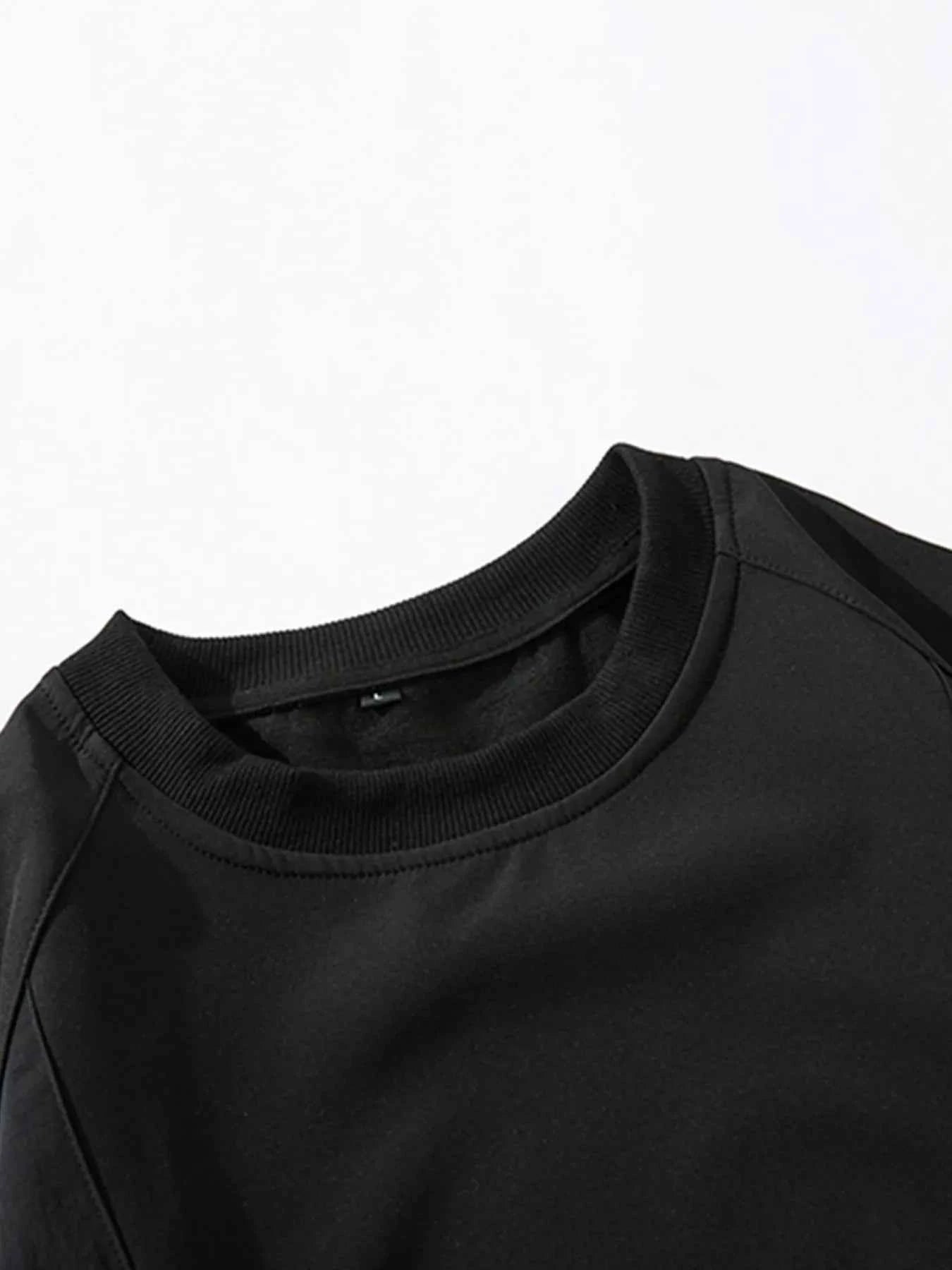 Men's Plus Size Crew Neck Long Sleeve Sweatshirt